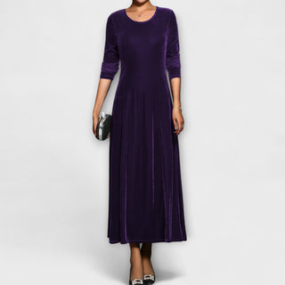 April - Soft Velvet Dress