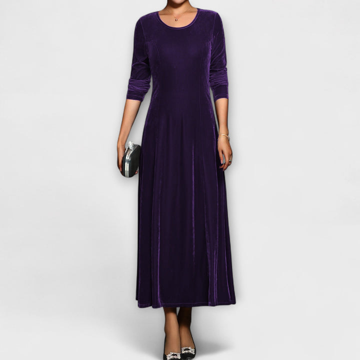 April - Soft Velvet Dress